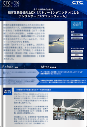 顧客体験価値向上DX「ストリーミングエンジンによるデジタルサービスプラットフォーム」ー全日本空輸株式会社 様ー